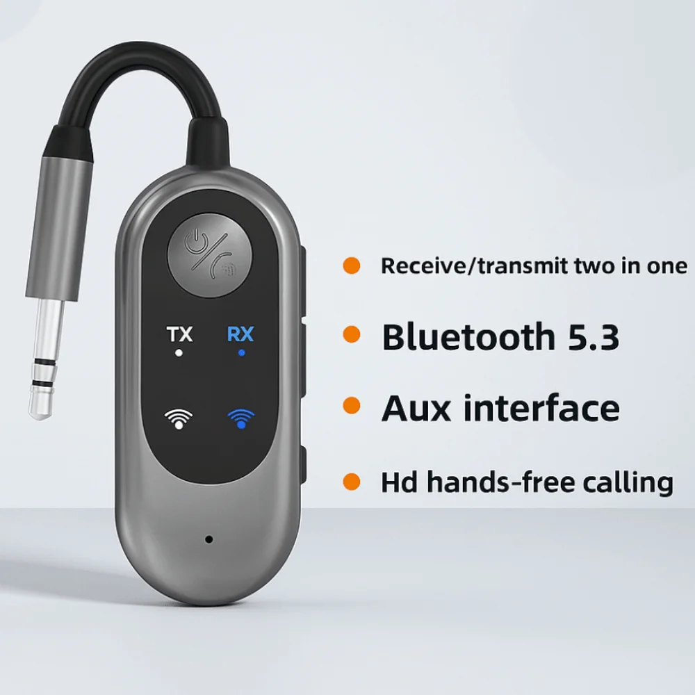 

Bluetooth-приемник 2 в 1, беспроводной передатчик, беспроводной адаптер AUX Bluetooth 3,5 мм, мини-совместимый с Bluetooth