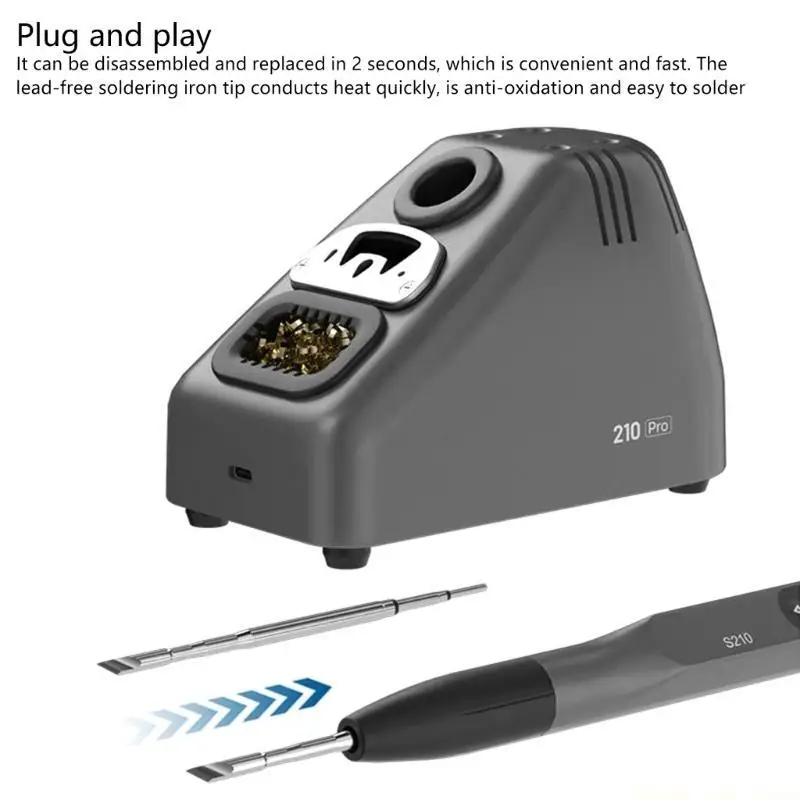 

A2BE Electric Soldering Iron Rapid Heating Adjustable 100 450°C Soldering Equipment