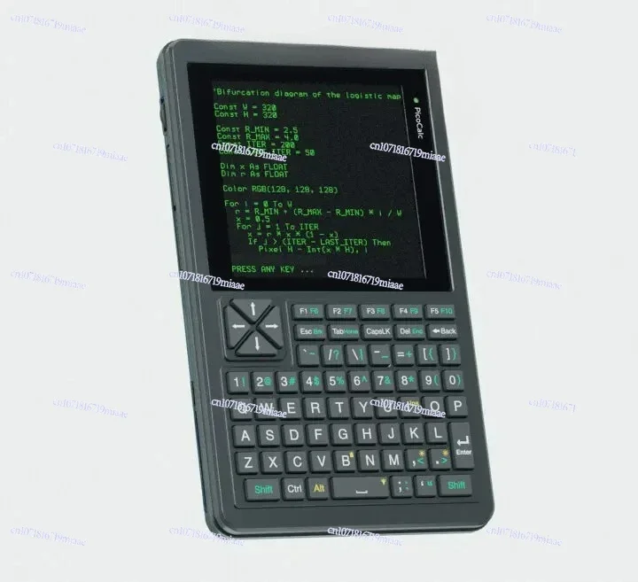A Raspberry Pi Pico Handheld Terminal with A Backlit STM32 QWERTY Keyboard