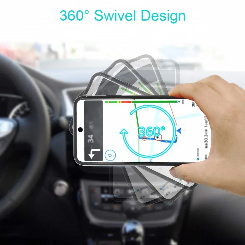 【Fast Delivery】Metal Magnetic Car Phone Holder Air Vent Mount Strong Suction Universal Car Phone Stand For All Phones
