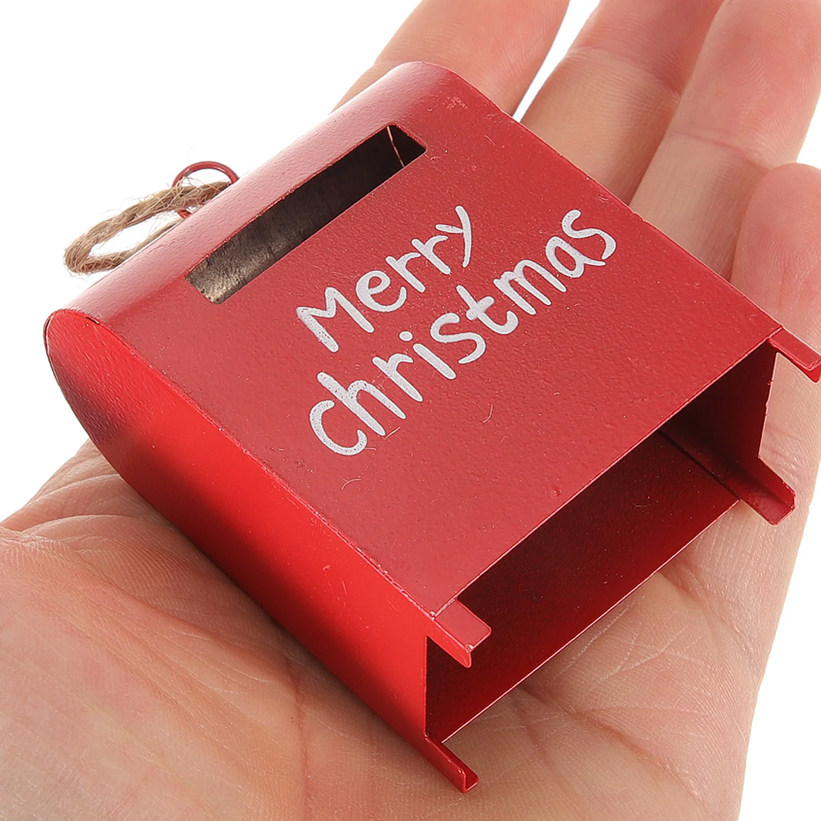 

1pcs Vintage Style Christmas Tree Metal Mailbox Pendant Hanging Decor Xmas Party Supplies Ornament Home Festival Decoration