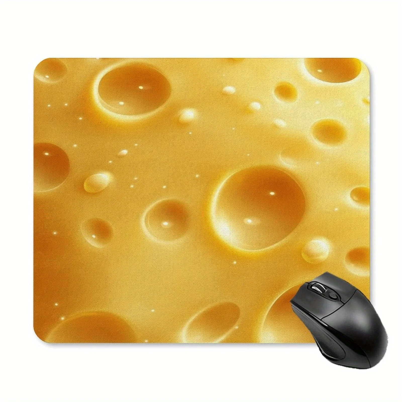 

Cheese texture-themed mouse pads are fashionable, high-quality anti-slip, and small-sized office and gaming computer accessories