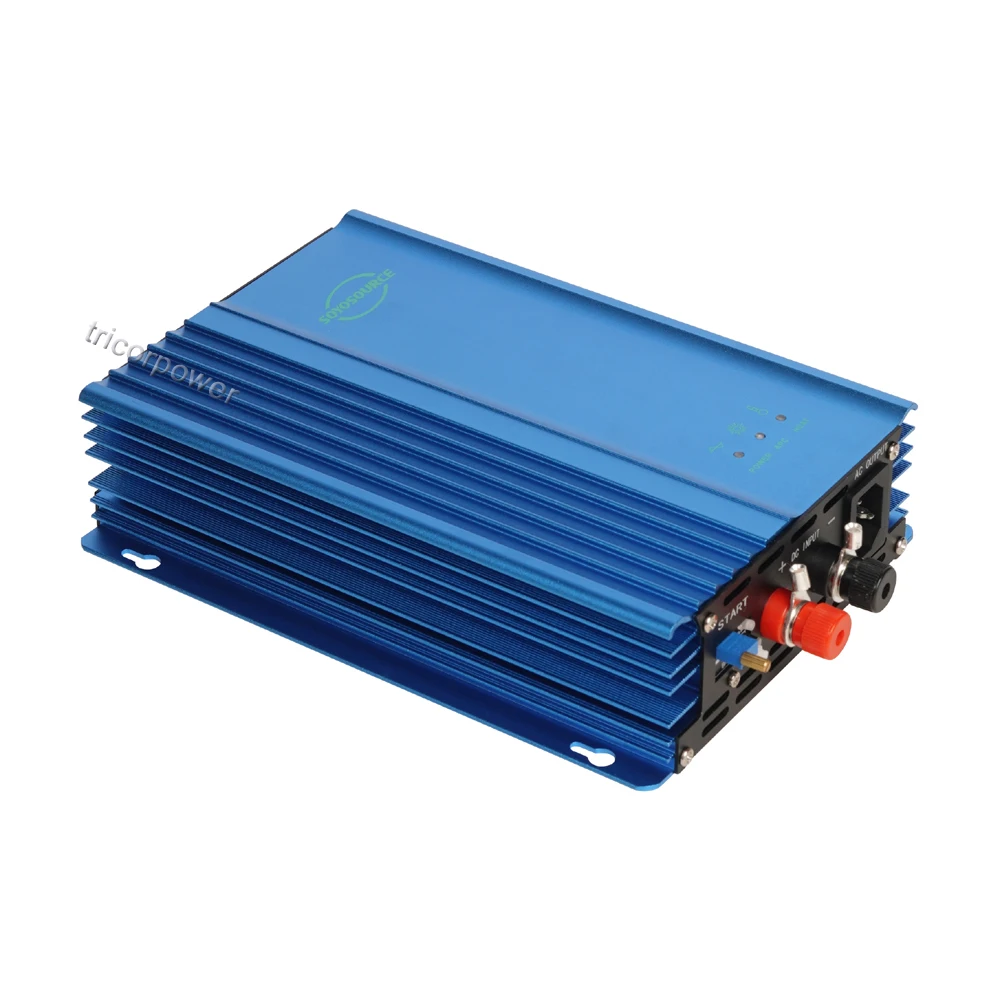 500W Grid Tie Inverter MPPT Pure Sine Wave for Solar PV Panels 12V/24V Adjustable Battery Discharge
