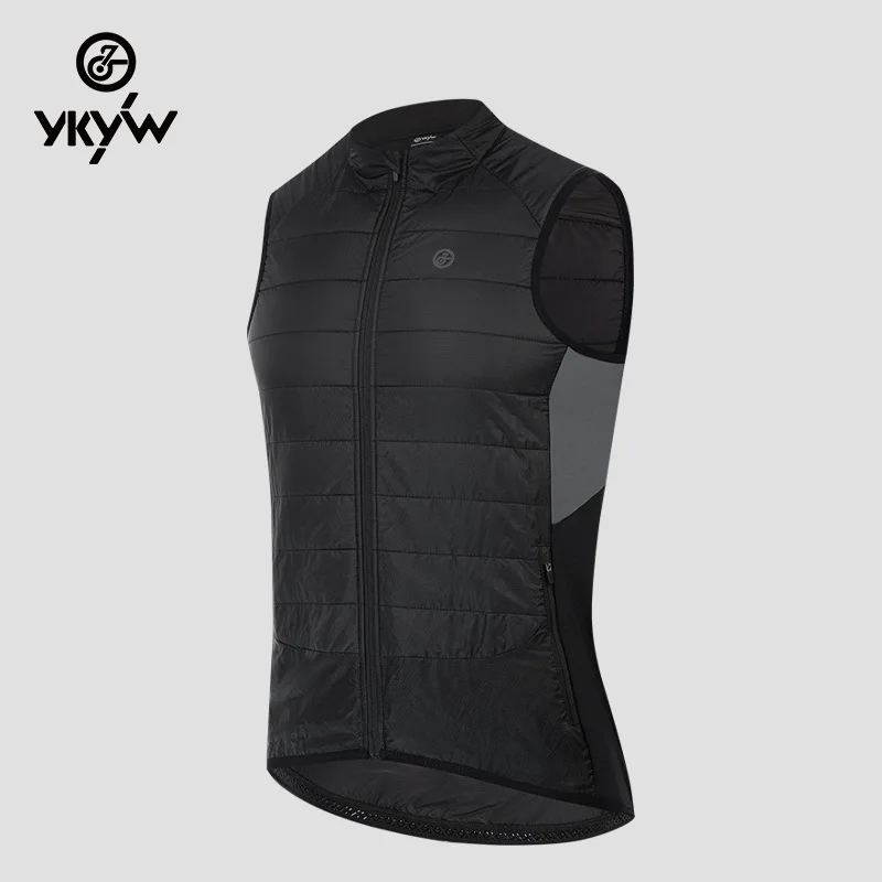 

YKYW Autumn-Winter Synthetic Down Windproof Water-repellent Warmth-keeping Cycling Jacket for Road and Mountain Biking - Comfort