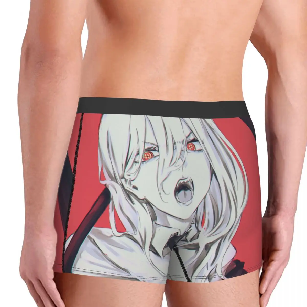 Anime - Chainsaw Man Underpants Breathbale Panties Male Underwear Print Shorts Boxer Briefs