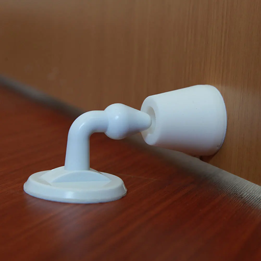 

2pcs Silicone Anti-Collision Stopper Self-Adhesive Mute Wall Protector For Door Knob Bedroom Office Door Bumper Pad
