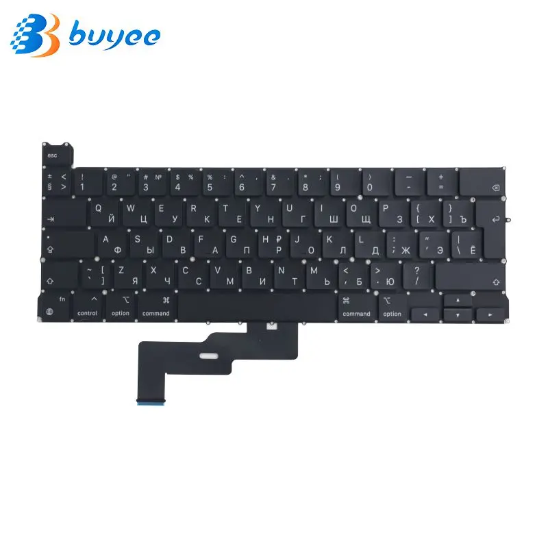 For Macbook A1706 A1707 A1708 A1989 A1990 A1932 A2159 A2141 A2337 A2338 A2442 A2485 A2681 A2941 Russian RU Keyboard Big Enter