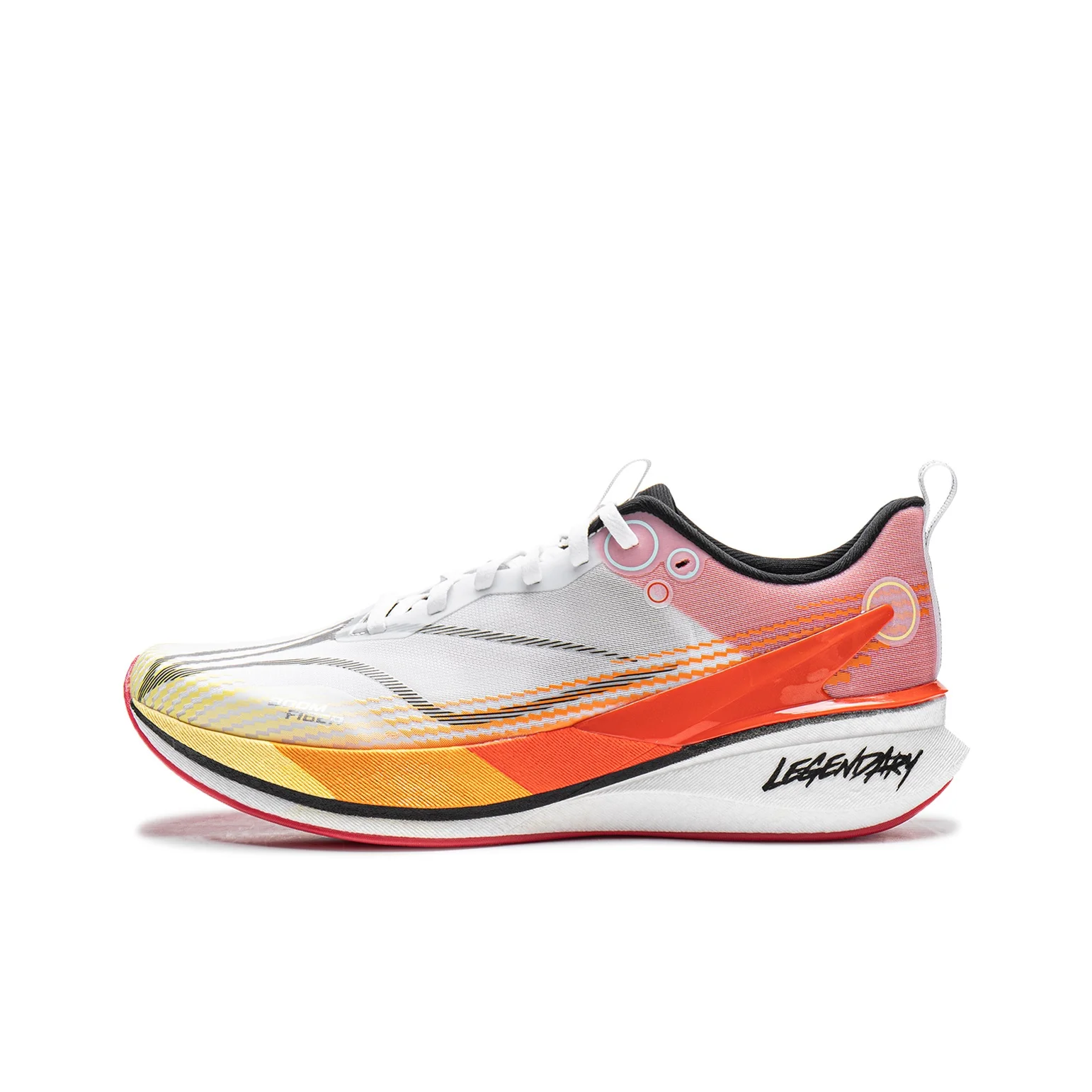 Li Ning x LOL Red Hare 8 Pro Low top Marathon Training Race Running Shoes Unisex White Orange ARPV003-34