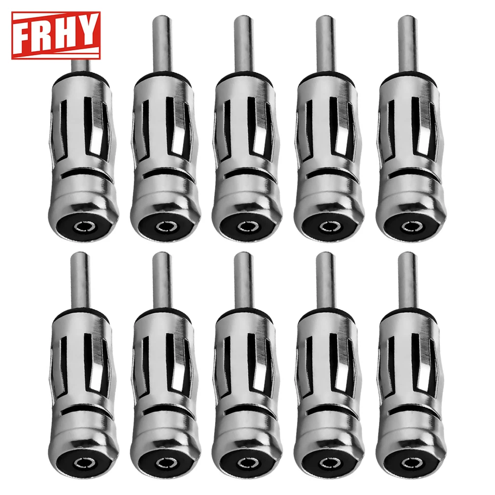 10 PCS Universal Car Stereo ISO to DIN Aerial Antenna Adapter Connector Plug Auto Antenna Converter Kit for Vehicle Installation