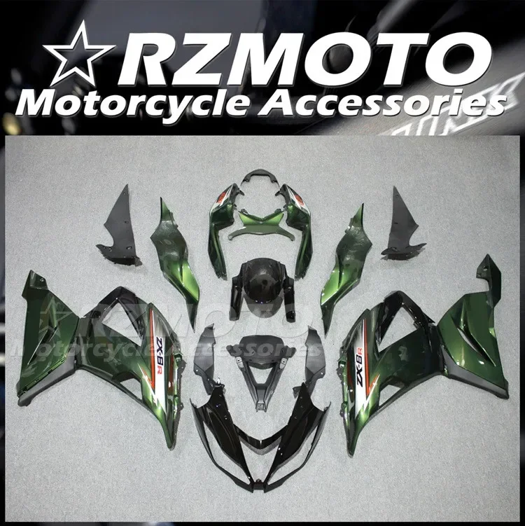 

New ABS Fairings Kit Fit For KAWASAKI ZX-6R 13 14 15 16 17 ZX6R 636 2013 2014 2015 2016 2017 2018 Bodywork Set Green