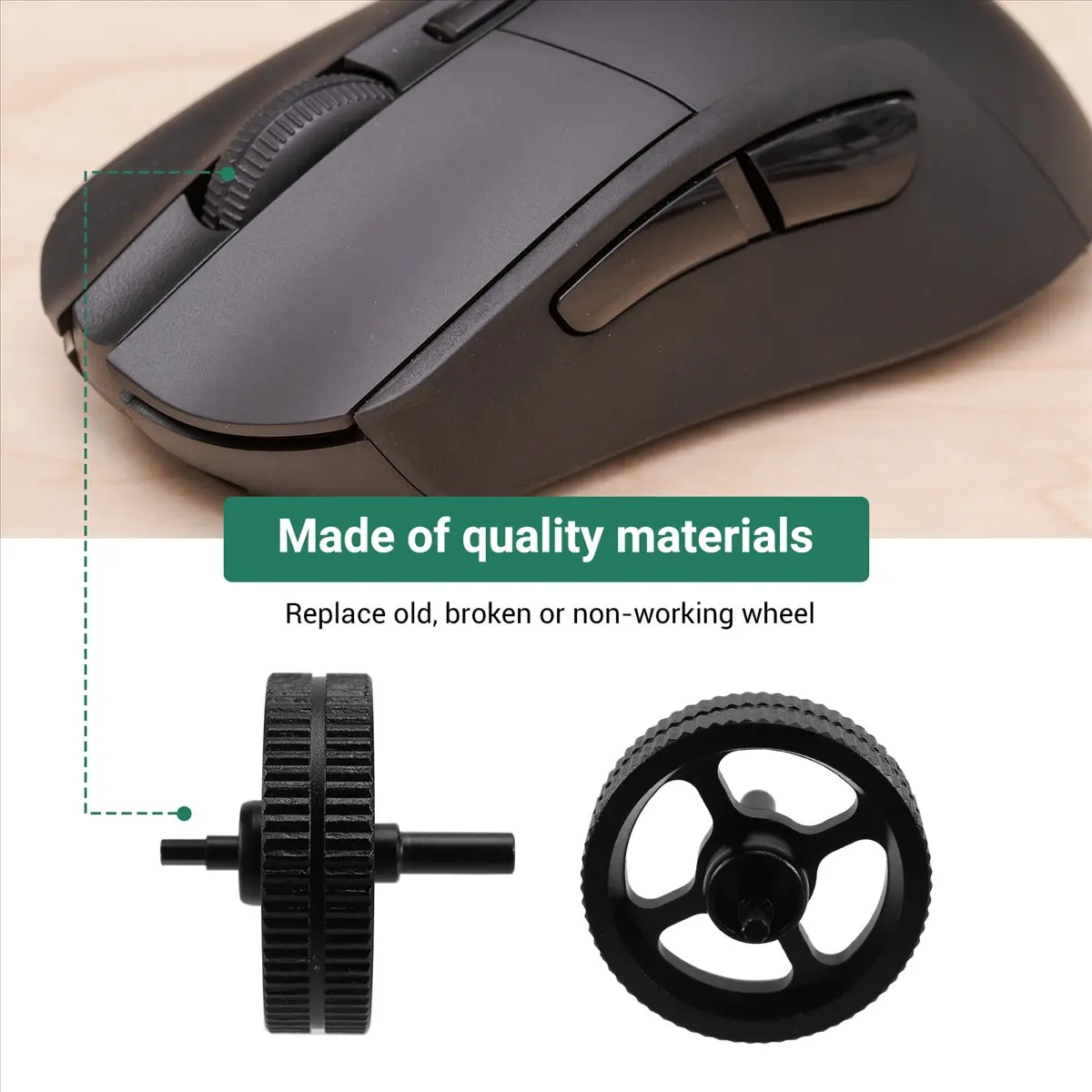 2026 New + Mouse Wheel Metal Roller for G403 G703 G603 G403HERO G703HERO Mouse Repair Replacement Parts