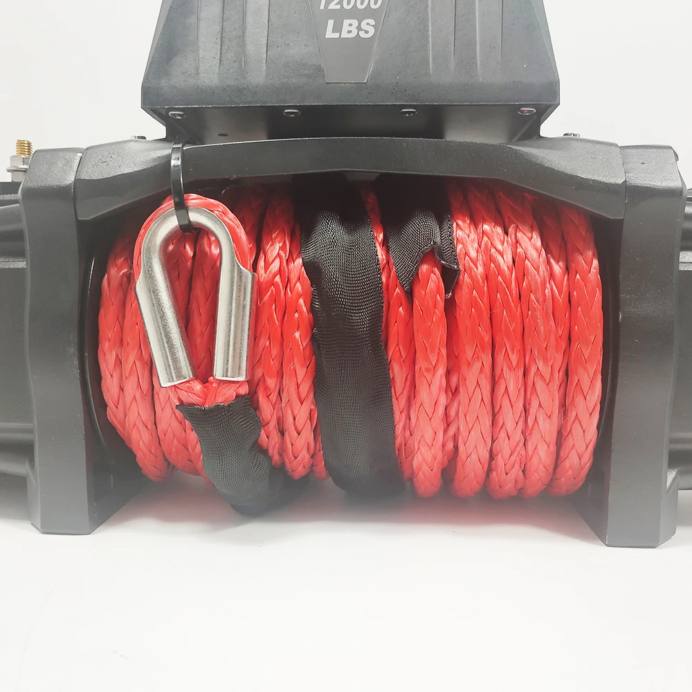 12000lbs 12V Electric Recovery Winch for Jeep/Tractor/Boat, Waterproof IP67 with Automatic Brake & Overload Protection
