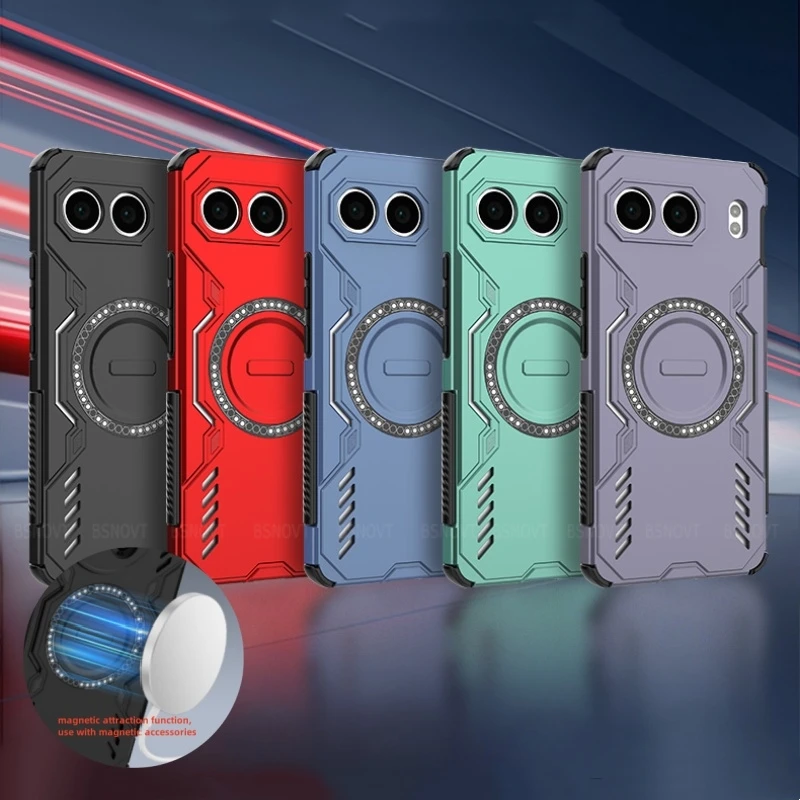 

For Oneplus Nord 4 Case Cover Oneplus Nord 4 Capa New Back Shockproof Magnetic Attraction Adsorption Fundas Oneplus Nord 4 Nord4
