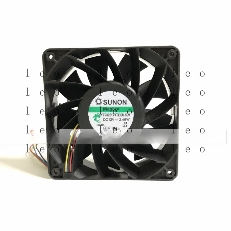 EE  1pc for new PF70251VX-Q02U-S99 12V 2.46W 4-wire   7025 cooling fan *cm