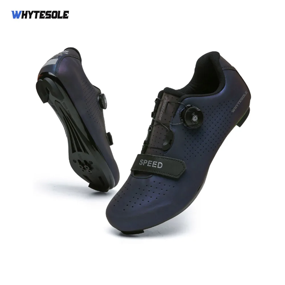 Whytesole-Zapatillas de ciclismo BMX para hombre y mujer, zapatos con autosujeción para bicicleta de montaña y carretera