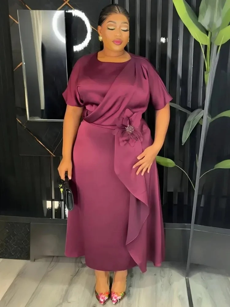 

Elegant African Dashiki Ankara Long Dress for Women plus Size Turkey Outfits Muslim Wedding Party Gown Africa Clothes