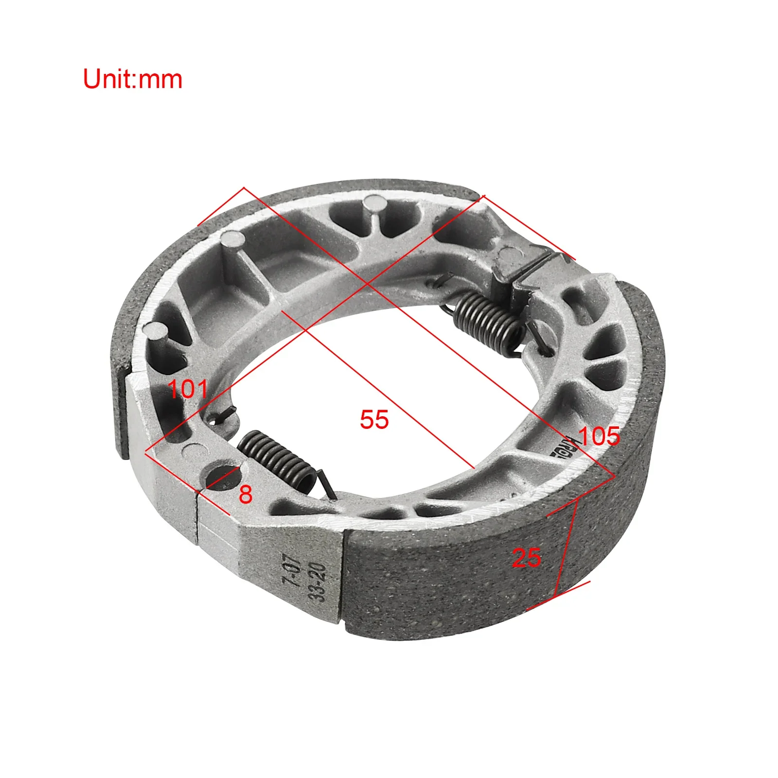 Front Rear Brake Pad Brake Shoes for Honda CG125 Z50 CT70 CT90 QA50 C70 CL70 CA200 CT200 CB100 CB125 CL90 CL100 C90 SL70 XR75