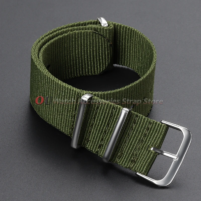 12mm 14mm 16mm 18mm 20mm 22mm 24mm Canvas Nylon Uhrenarmband Universelles Herren-Uhrenband Einteiliges Schlaufenarmband Damen Herren Armband – Detail 16