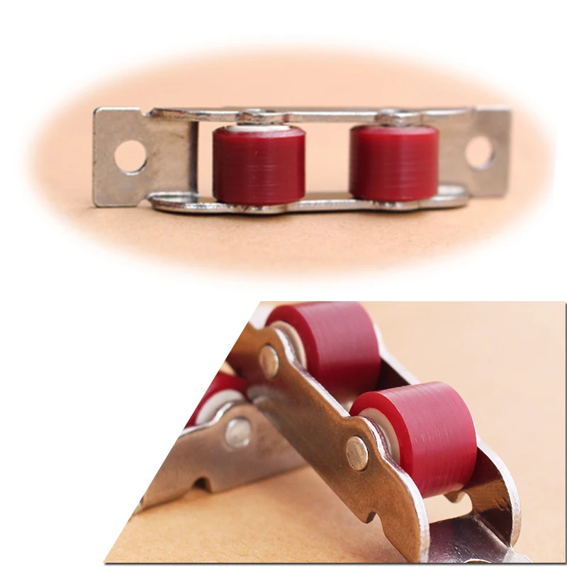 4 قطعة/الوحدة نافذة باب من الفولاذ المقاوم للصدأ الصامتة النايلون بكرة فتحة عجلة تركيبات الباب المنزلق باب زجاجي بكرات منزلقة