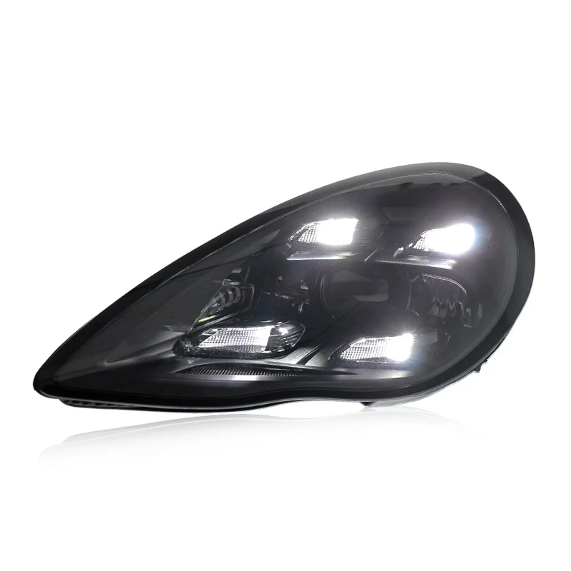أضواء السيارة للمصابيح الأمامية Porsch Panamera LED 2010-2017 970 970.1 مصفوفة المصابيح الأمامية التوصيل والتشغيل