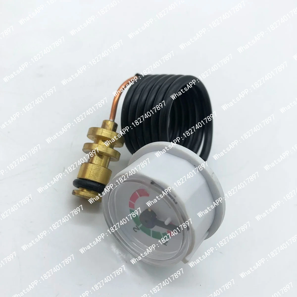 Gas Wall Mounted Furnace Parts Pressure Gauge Capillary Steam Pressure Gauge For  Gas Boilers Replacement