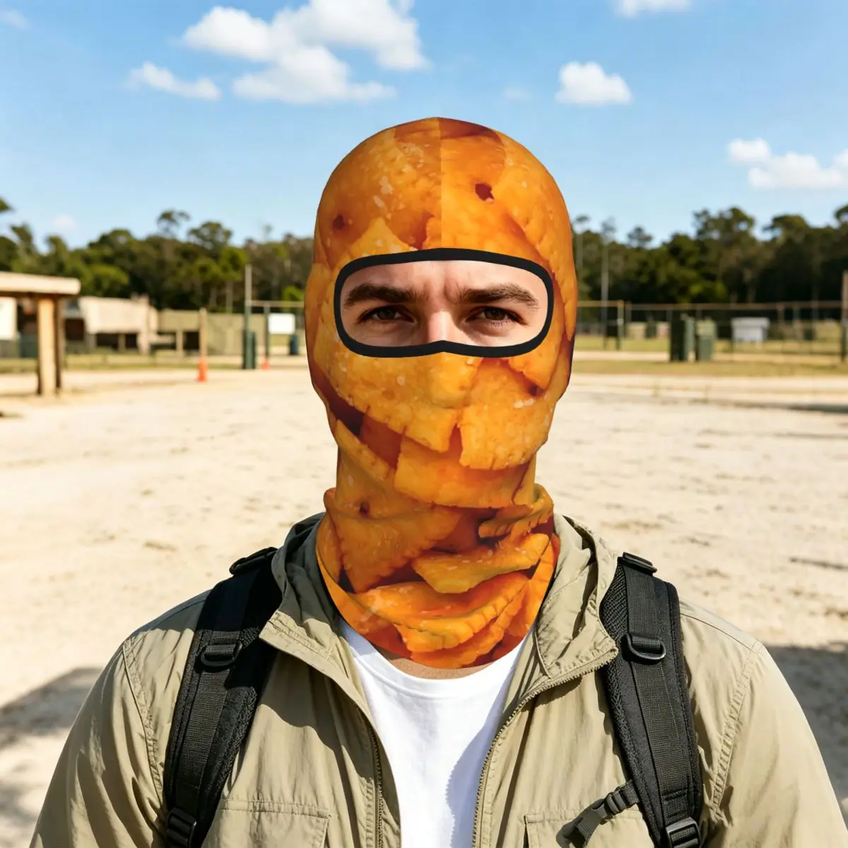 Cheez Its Breathable Thin Balaclava Full Face Mask Sun Protection Neck Gaiter For Motorcycle Cycling Fishing Outdoor