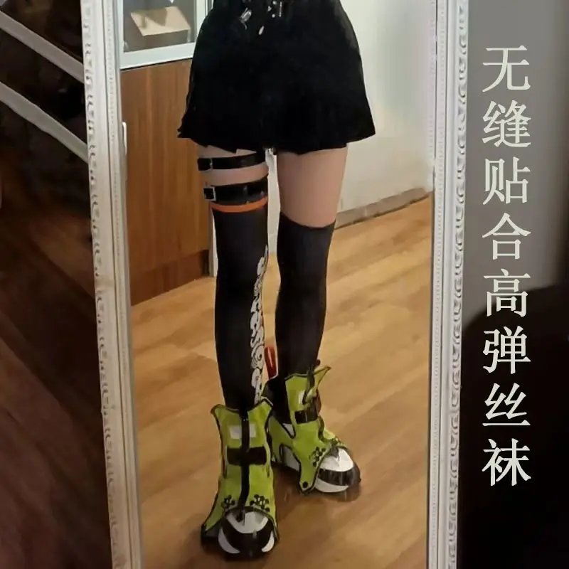 Anby Demara Cosplay Costume Stockings Zenless Zone Zero Velvet knee high socks Props Cunning Hares Halloween Party for Women