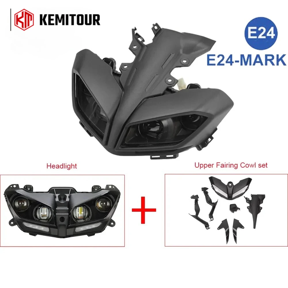 MT09 2017-2020 Scheinwerfer Motorrad Frontverkleidung Obere Nasenverkleidung Halterung Abdeckung Set Wasserdicht Für YAMAHA MT 09 MT-09 FZ09