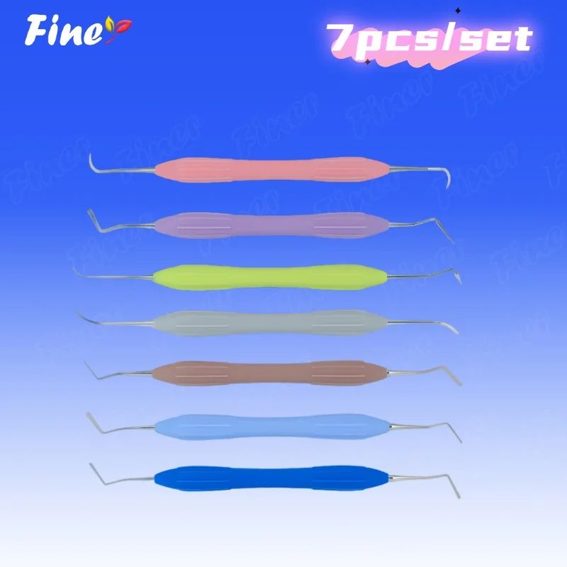 

Dental Resin Spatulas Double Ended Composite Resin Filling Spatula Resin Filler Silicone Handle