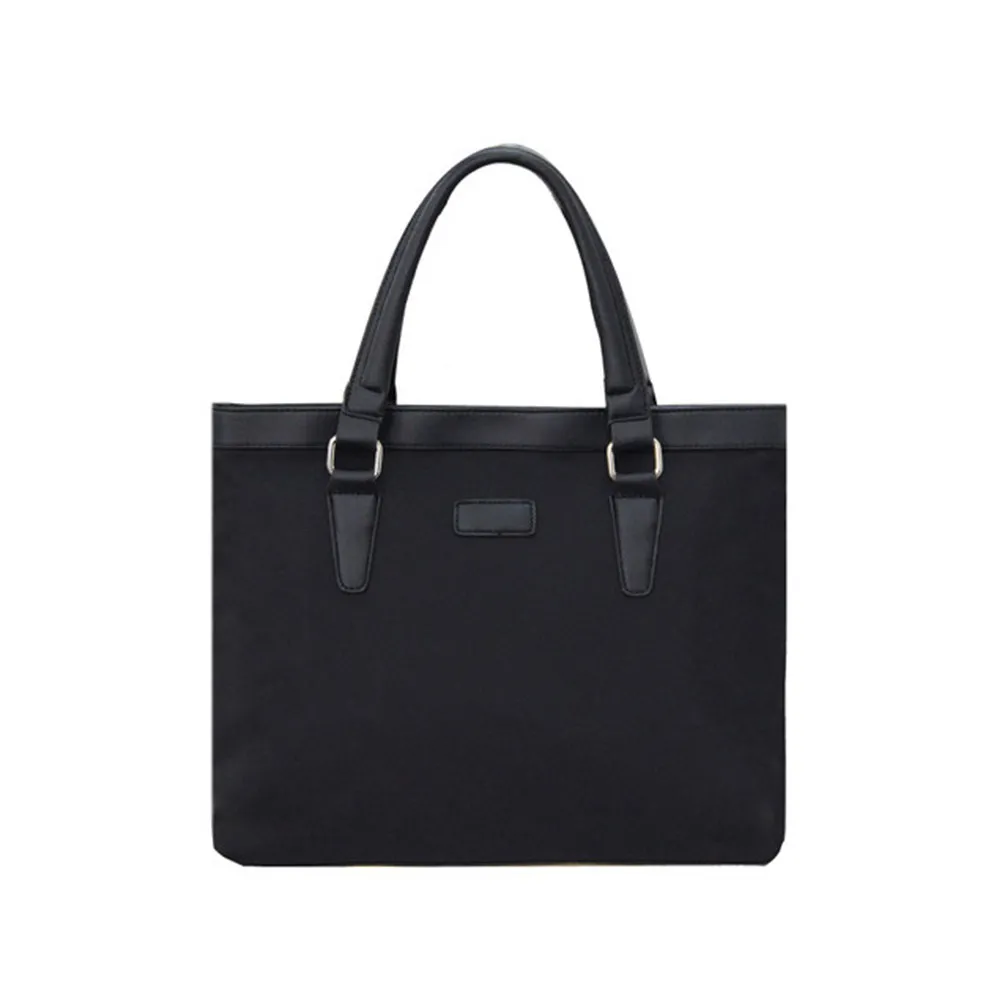 1Pcs Cow Briefcase Black Lightweight Waterproof Business Laptop Bag Casual Messenger Bag for Men Cow Briefcase