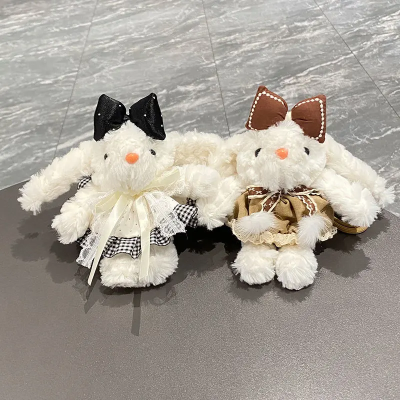 

Плюшевый брелок с милыми гибкими ушками кролика Loli, милый аксессуар для косплея в стиле аниме, мягкий Schlüsselanhänger Kawaii, рождественский подарок