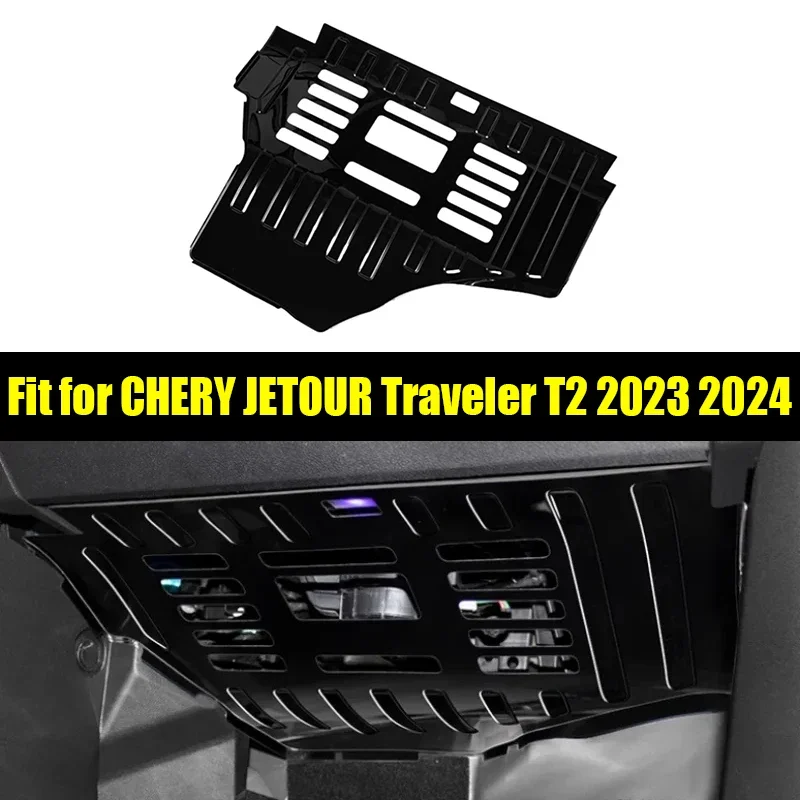 

New! Car ABS Co-pilot Anti-kick Plate Fit for CHERY Jetour Traveller T2 2023 Stainless Steel Anti-kick Plate Car Interior Trim P