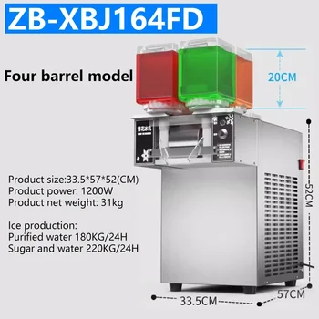 Commercial Snow Ice Maker Shaver Machine Europe Snowflake Ice Machine Bingsu Machine…