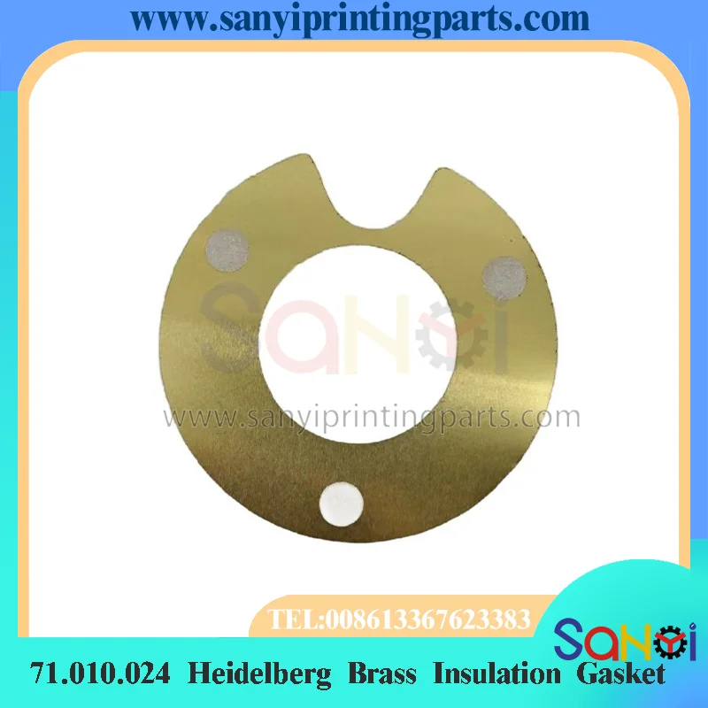 10 Piece 71.010.024 Heidelberg Brass Insulation Gasket Outer Diameter 65MM For Printing Machine Parts