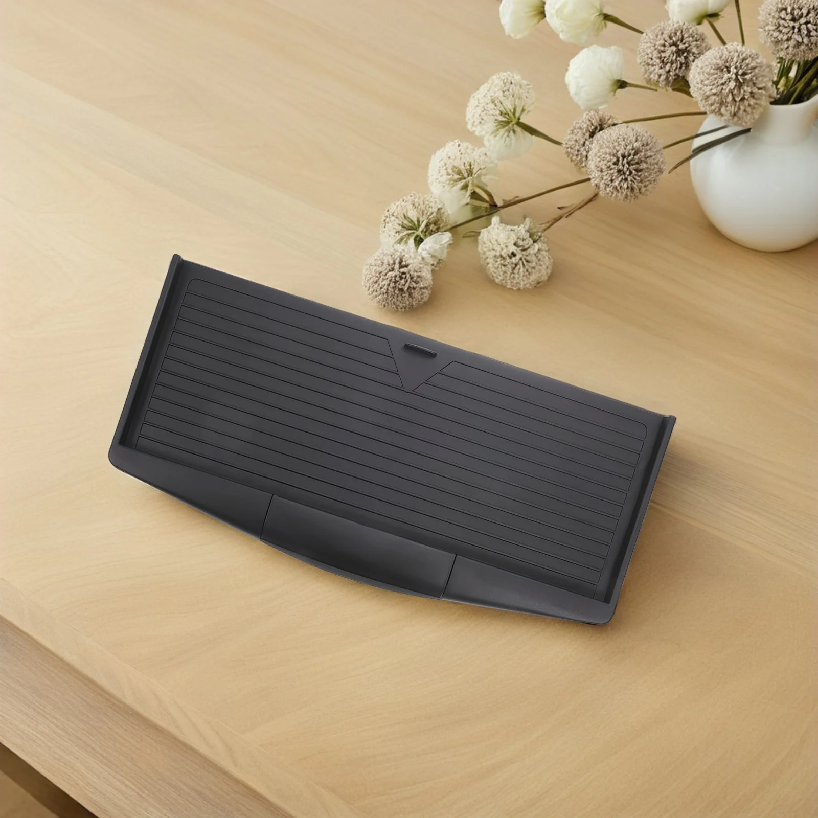 

Under Desk Mounted Keyboard Tray Adjustable Slide-Out Drawer Ergonomic Keyboard Holder Mouse Platform Office Accessories