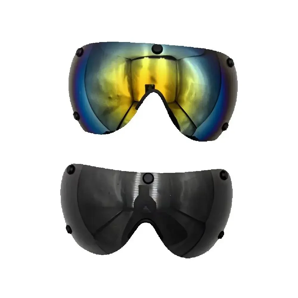 AliExpress yumaj NEW Triathlon professional helmet lens ultra high definition lens transparent gray monochrome lens TT helmet suitable for YM-01