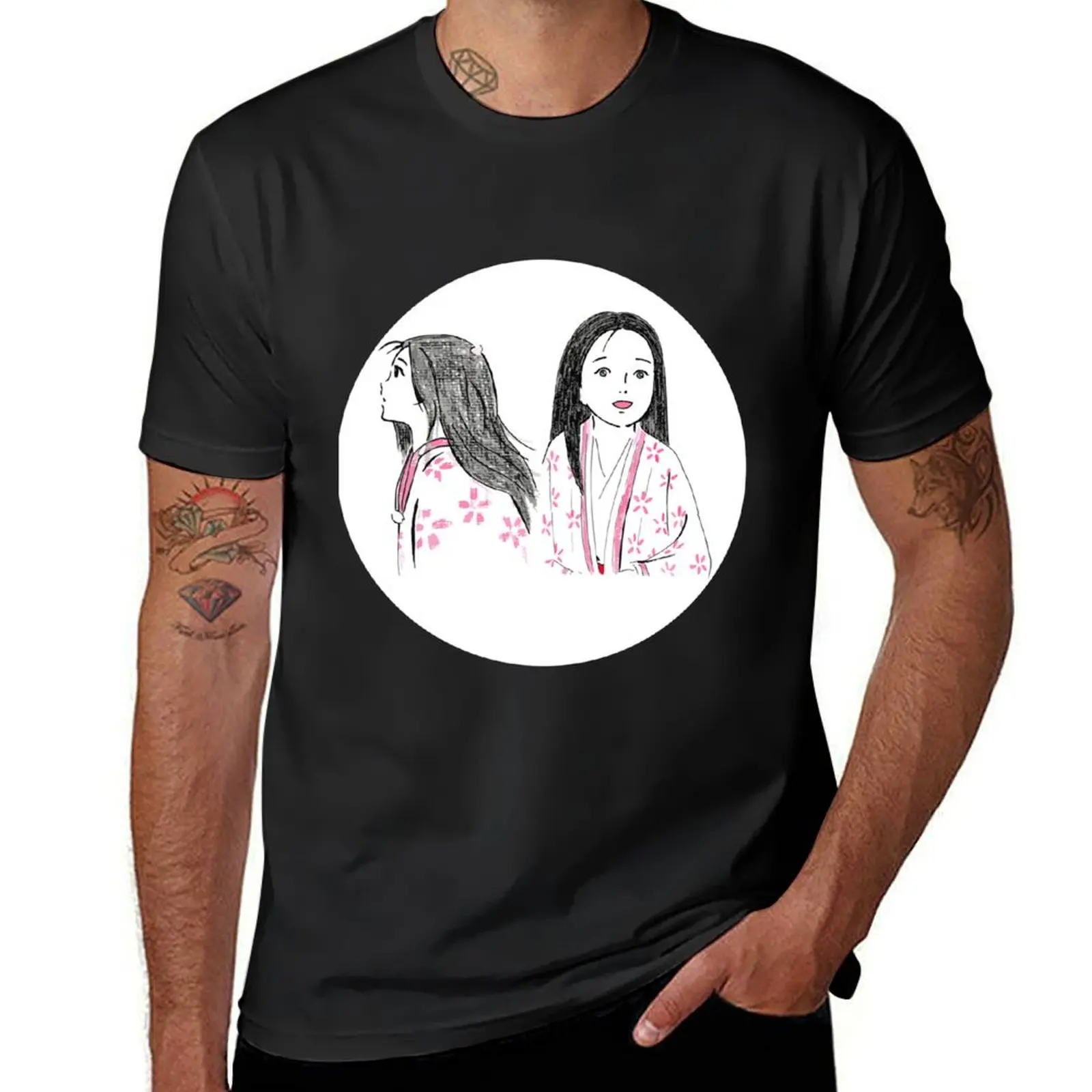 

PRINCESS KAGUYA PROFILE T-Shirt blue archive clothes Funny t-shirt fitted t shirts for men