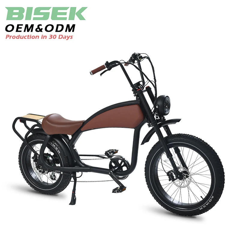Clrak Unique New Product High Power Motorcycle 500W 1000W 1200W 7 Speed Fat Tire Chopper Electric Dirt Bike