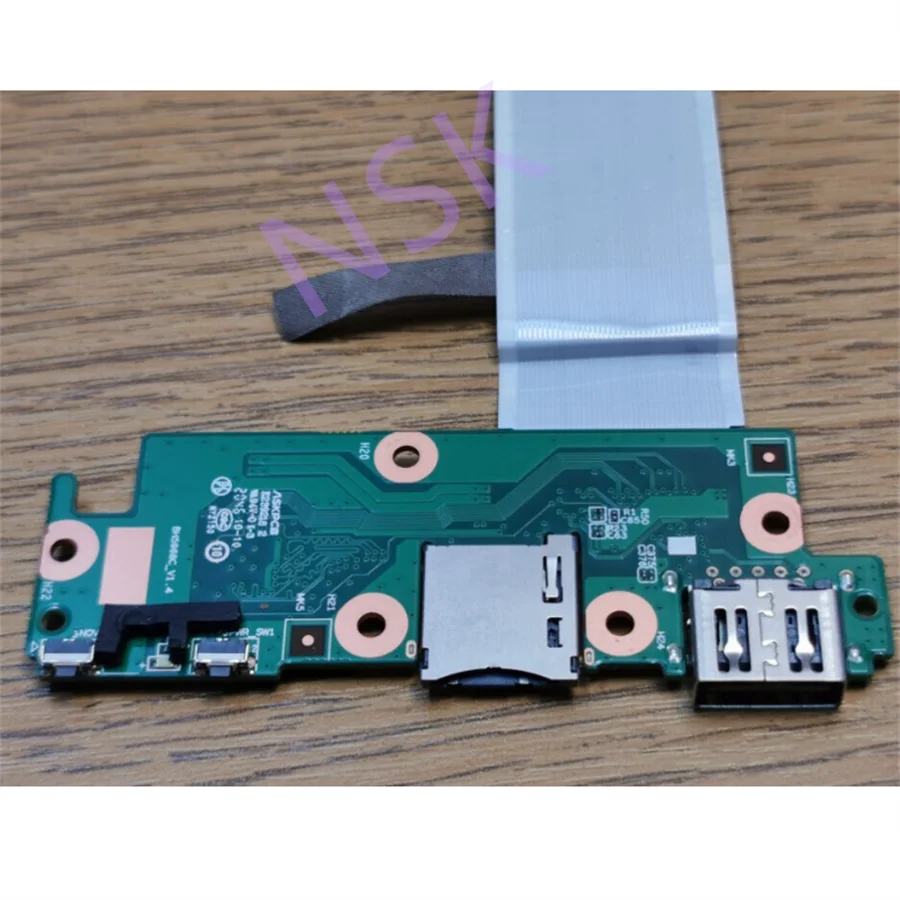 Original  BH5968C FOR Lenovo Ideapad  Chromebook Flex 3-11IGL05 V1.4 Switch board USB SD Card Reader Board & Cable  100% Test OK