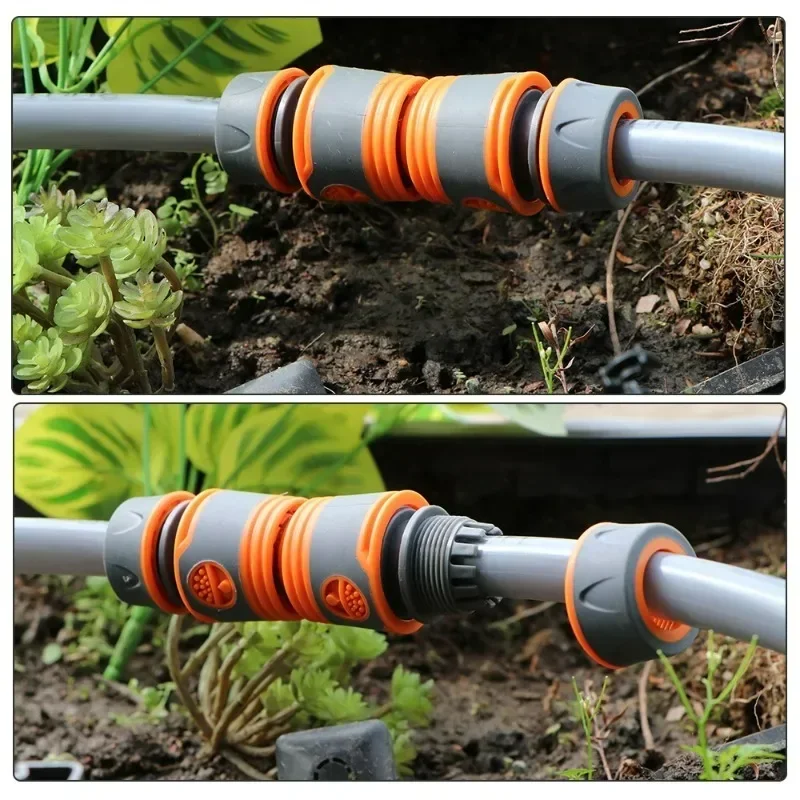 Garden Water Pipe Connector Hose Quick Connector Faucet Extender Hose Connection Joint Watering Pipe Irrigation Coupl Adapters