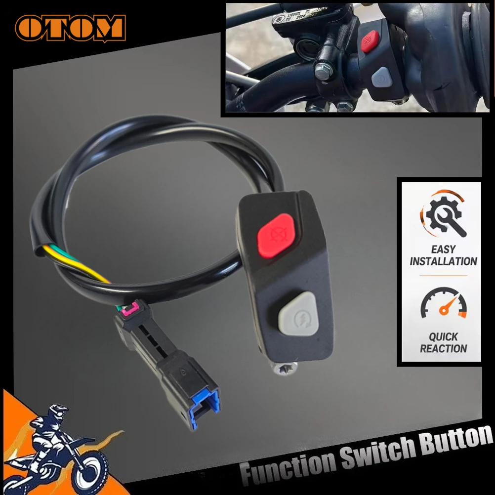 2023-2027 Motorcycle Switches Start Stop ON/OFF Kill Switch With Original Plug For KTM HUSQVARNA GASGAS Handlebar Control Button
