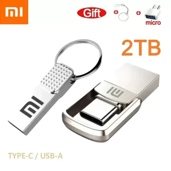 샤오미 휴대용 펜 드라이브 USB 플래시 드라이브, 금속 USB 3.0, 고속 메모리 펜 드라이브, 방수 메모리 스틱 키, 2TB 