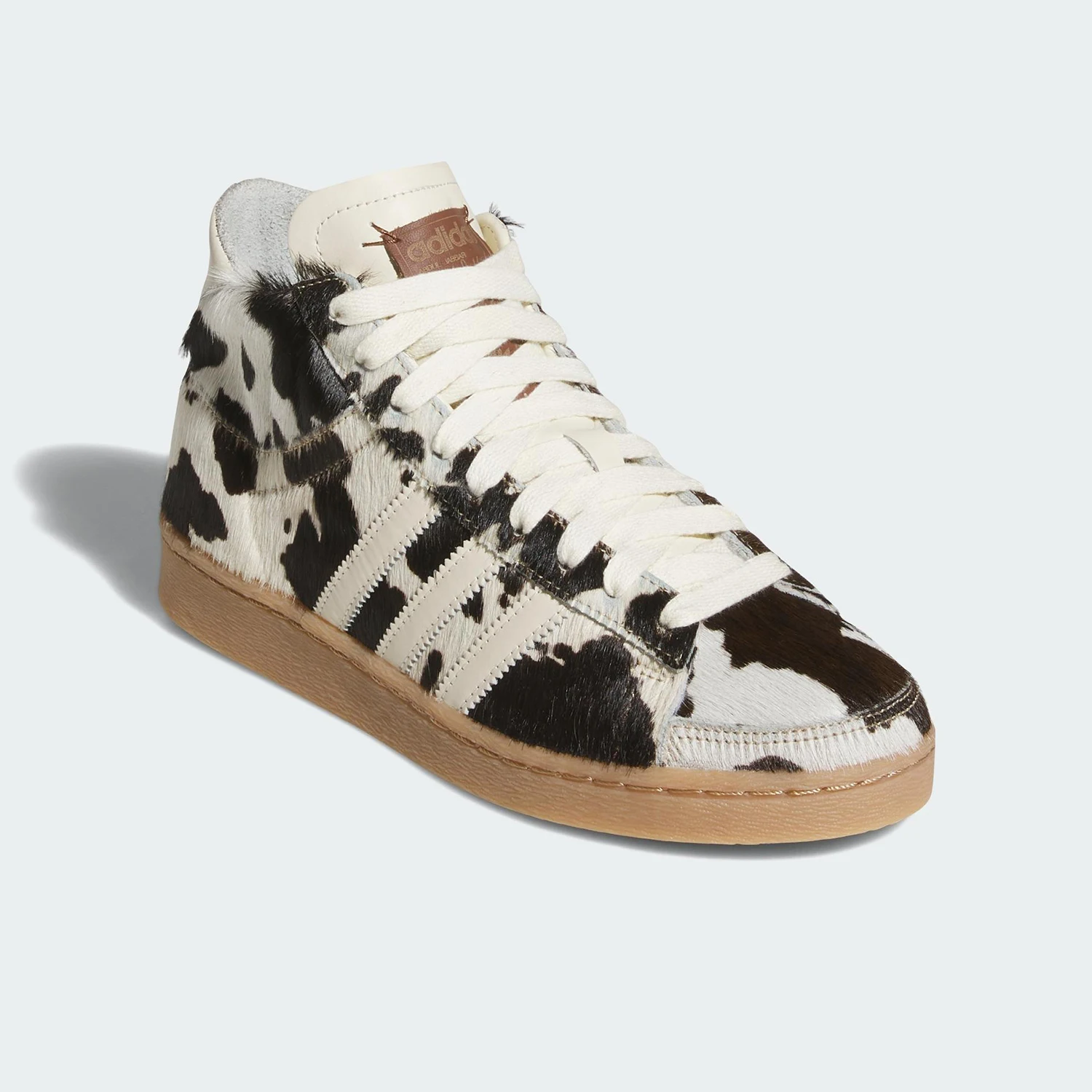 Adidas genuine clover men's and women's animal pattern printed board shoes JI3420