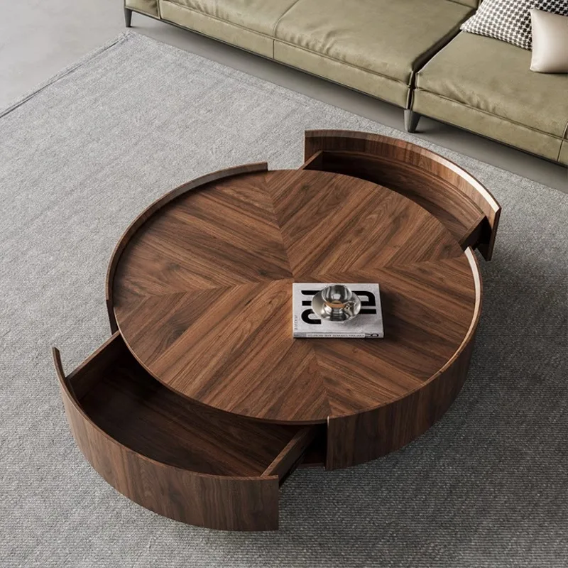 

Designer Storage Coffee Table Modern Antique Retro Small Coffee Table Wooden Low Mesas De Centro Para Sala Home Furniture