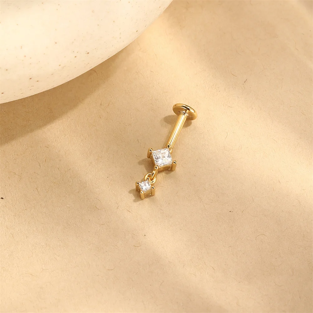 ROXI 925 Sterling Silber Ungewöhnlicher achteckiger Stern/Pferdeaugen-Zirkon-Ohrring für Frauen, INS Exquisiter edler Schmuck – Detail 38