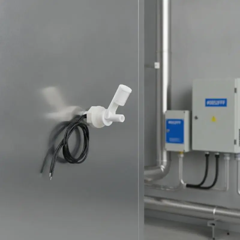 Horizontal Float Sensor Switch Side Mount Corrosion Resistant Water Level Controller for Swimming Pool Home Plumbing System