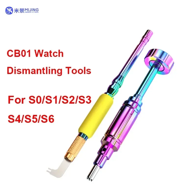 MIJING-Assista Abrindo Ferramenta de Desmontagem para Apple Watch, Tela LCD, Substituição da Bateria, Kit de Reparação, MJ CB01, S1, S2, S3, S4, S6
