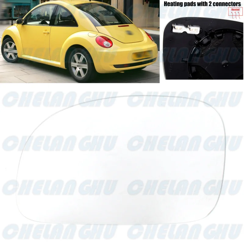 

Left Side Heated Rearview Mirror Glass for VW Beetle / Cabriolet 2003 2004 2005 2006 2007 2008 2009 2010 car accessories
