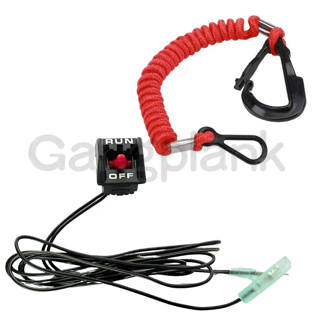 Marine Outboard Engine Side Remote Control Box Safety Emergency Stop Flameout Switch for Mercury 891905002