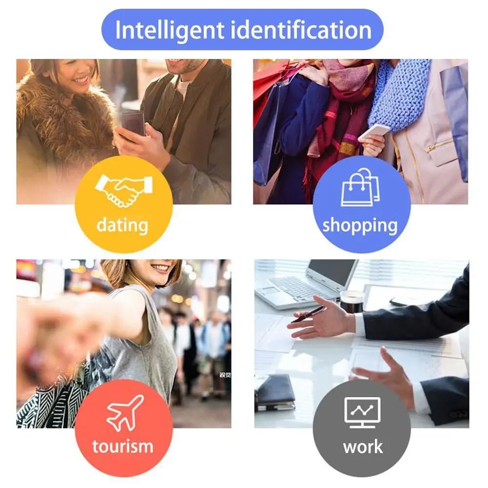 Intelligent Speech Translation Machine Simultaneous Translation Smart Translator 40 Language WIFI Interpreter Tourism